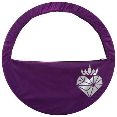 Custom for hoop with the Grace Dance pocket "Heart", D = 90 cm, purple color-1