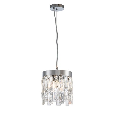 Suspended Indigo, 12029/2p Chrome. 2x40W, E14, 200x200x360/1160 mm, transparent color