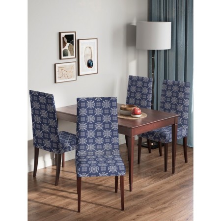 Case for the chair "Beautiful snowfall", decorative, velor-3