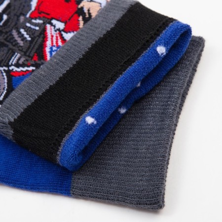 Socks "Biker", blue color, size 23-27 (38-41)-2