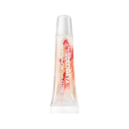 Solomeya's lip gloss “strawberry smoothie”, moisturizing, 9 ml
