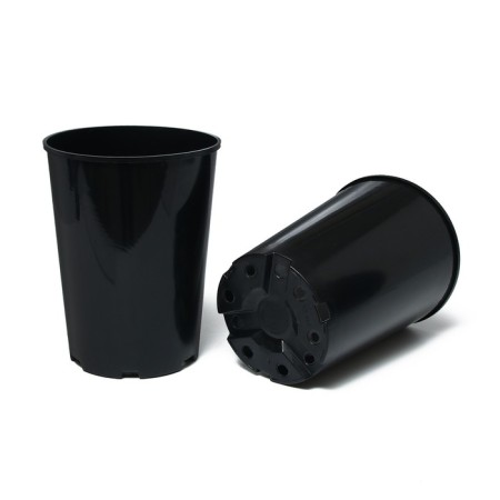 Pot for seedlings, 2 l, d = 14 cm, h = 18 cm, black, greengo-3