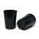 Pot for seedlings, 2 l, d = 14 cm, h = 18 cm, black, greengo