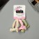 Hair elastic band "Silva" (set of 3 pcs) bow, 4 cm