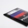 Cover for passport, black color/Tricolor