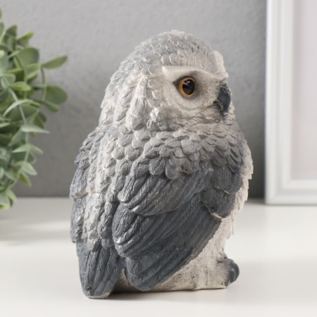 Piggy bank "owl" height 14.5 cm, width 10.5 cm, length 10.5 cm-2