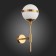 Wall lamp ST LUCE. SL1157.301.01. Arbe. 1x40 W, E14, 18.3x51 cm, bronze color