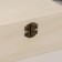 Casket Wood for painting "Square" Castle buckle 16x16x8 cm