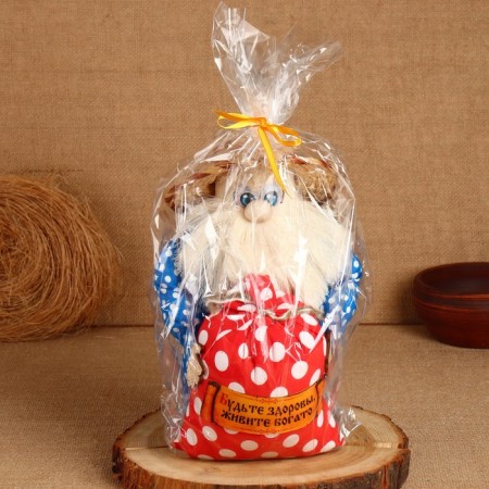 Browner Fedor "Be healthy, live rich", with a bag, 30 x 20 cm, mix-4