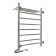 Electric towel "Sanprise" Euromix P8, 500x800 mm, regiment, left/rights., Chrome