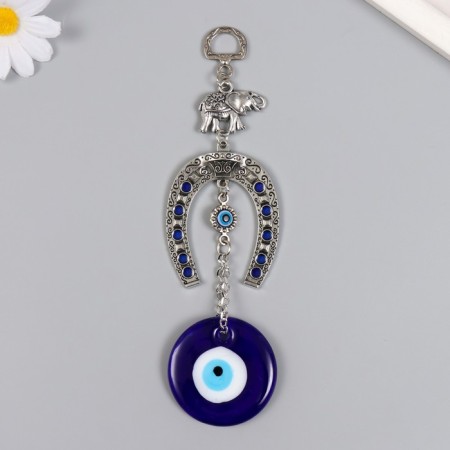 Suspension from the evil eye "Horseshoe and Elephant" 19 cm