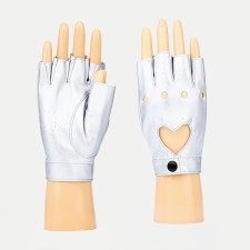 Mittens female, dimensionless, without insulation, silver color