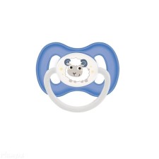 Silicone dummy Canpol Babies Bunny & Company, symmetrical, from 6-18 months, the color of the blue