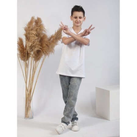 Teenage t -shirt, size 40, white color-5