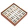 Chess souvenir "victorious", h king-8 cm, h Paraks-6.3 cm, 36 x 36 cm