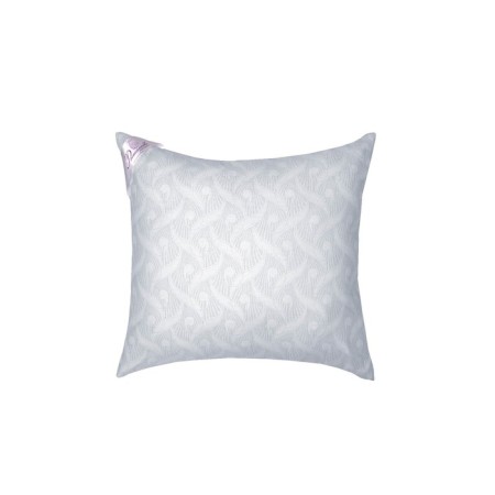 Organic Cotton pillow, size 68x68 cm, gray-blue color