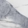 Braid with feathers Marabu, 8-10 cm, 5 ± 0.5 m, gray color
