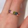 Ring with the inscription "beer", color in gold, size 18