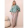 Female blouse, size 50, green color