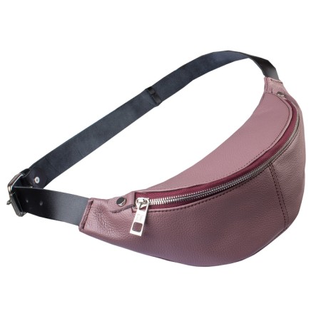 Waist bag, lightning department, adjustable belt, balsamic color