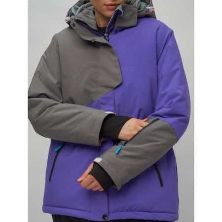 Ski suit, size 52, purple color-3