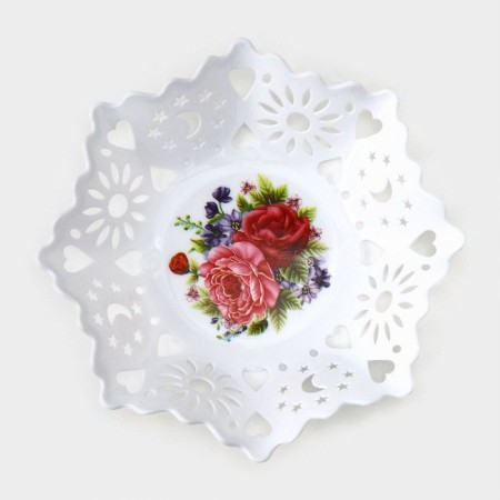 Vase for bread and fruits "Kuban. Month ", d = 20 cm, color mix-7