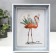 Photo frame plastic 15x20 cm "Gray wood with a double white frame" 23.8x18.8 cm