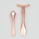 A set of massage for the face and neckline, 2 pcs, color pink gold