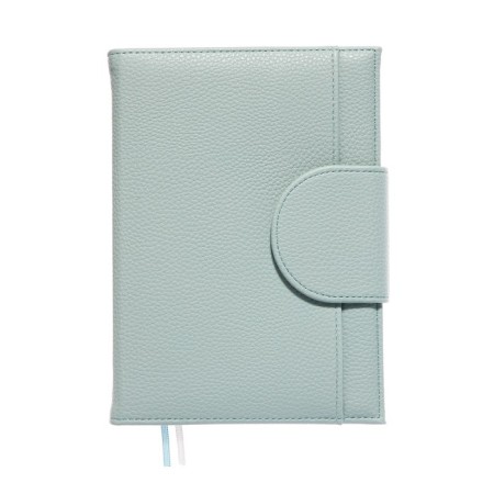 Leduced A5 Diary, 160 sheets, Devente.Contea, firm cover of artificial leather with foam rubber, block 70 g/m2, turquoise