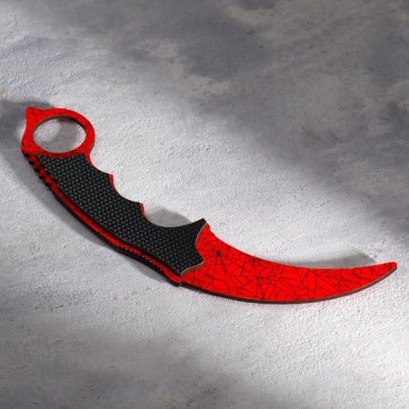 Souvenir weapons made of wood "Kerambit, web"-1