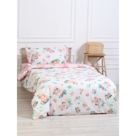Bed linen 1.5 joint venture "Sheep", size 145x210 cm, 145x210 cm, 50x70 cm
