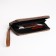 Women's wallet with lightning, brown color