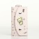 Key of buttons, 11 cm, 7 carabiners, pink color
