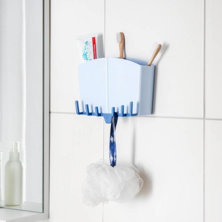 Holder for bathrooms and kitchen accessories on Velcro, 17 × 7 × 12 cm, color mix-2