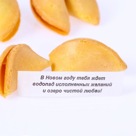 New Year. Cookies with a prediction "Happy New Year 2025", 12 pcs, 84 g-4