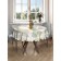 Tablecloth “Leaves of autumn”, round, Saten, d = 150 cm