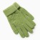 Female gloves, green color, size 7-8