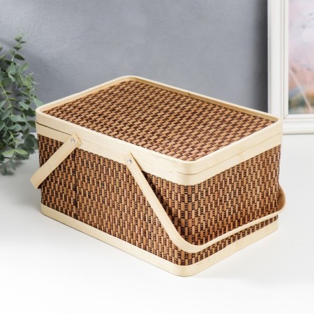 Bamboo Bamboo Bamboo Bamboo with handles 16x20x30 cm-1