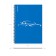 Notebook A5 80 sheets in a cage on a spiral Erichkrause Mirage, with a plastic cover blue,