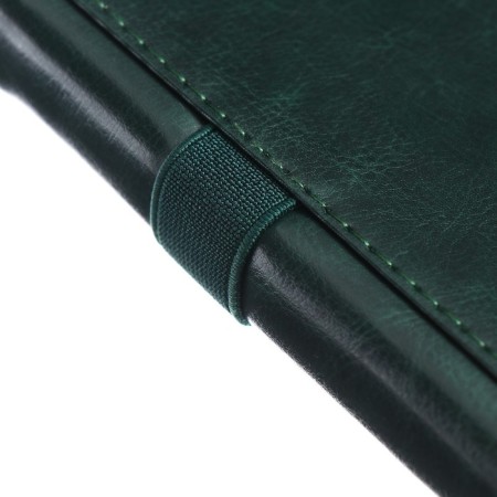 Deliciper of Leduced A5, 160 sheets of Polo New, solid cover, artificial leather, green-6