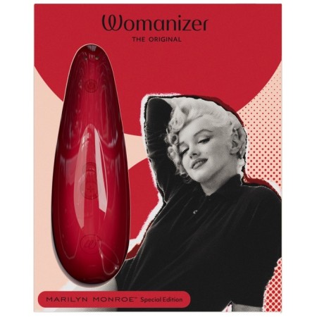 Contactless clitore stimulator Womanizer Marilyn Monroe bright red