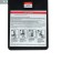 The hole is powerful for 150 sheets, Devente Stripe, metal, with a ruler and a mark of the center, black