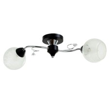 Avtal chandelier 2he27 40W black-chromium 53x20x23 cm Bayerlux
