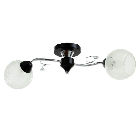 Avtal chandelier 2he27 40W black-chromium 53x20x23 cm Bayerlux
