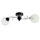 Avtal chandelier 2he27 40W black-chromium 53x20x23 cm Bayerlux