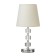 Bianka table lamp E14 40W chrome 22.5x22.5x36 cm Risalux