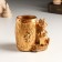 Souvenir Polystone Pencil "Bronze Dragon at the barrel - finance" MIX 7.8x5.2x7.2 cm