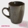 Ceramic Dolyana Mug "Nordi", 340 ml, brown color