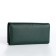 Women's wallet on magnet, green color
