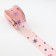 New Year! Kapron tape "Snowflakes", 40 mm, 9 ± 0.5 m, pink color